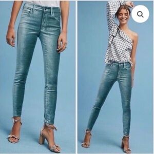 Anthropologie Pilcro & The Letterpress Velvet Pants Womens 28